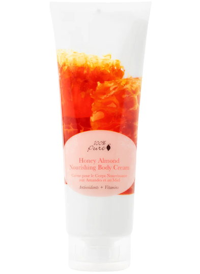100% Pure Organic Honey Almond Body Cream 236ml