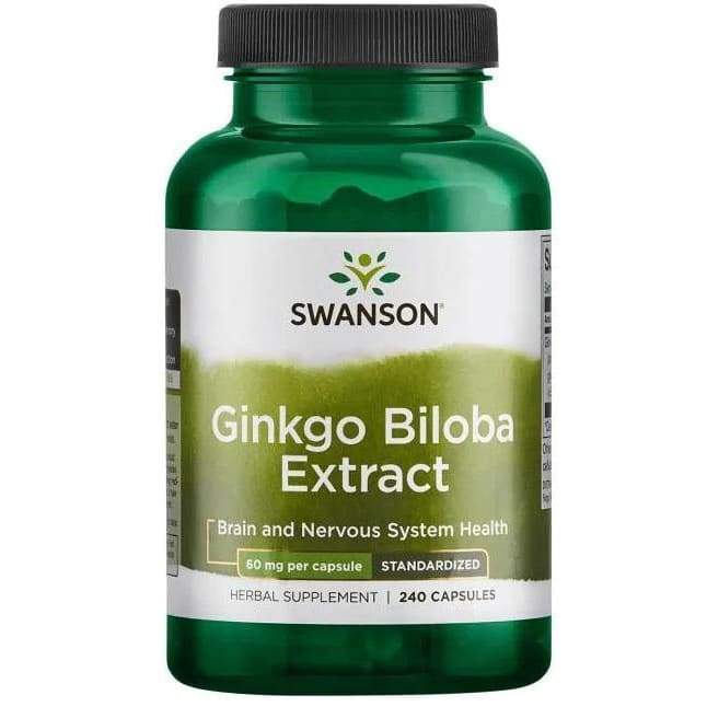 Ginkgo Biloba Extract 24%, 60mg - 240 caps
