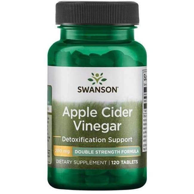 Apple Cider Vinegar, 200mg Double-Strength - 120 tablets