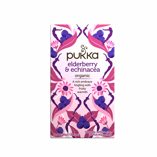 Pukka Elderberry & Echinacea Tea, 20Bags