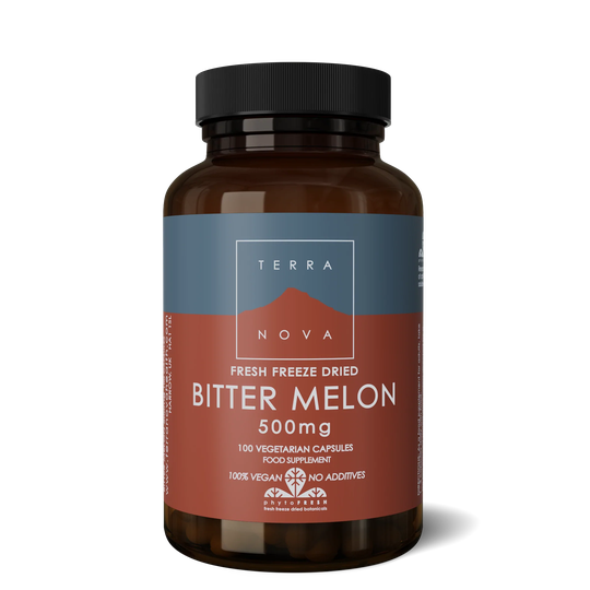 Terranova Bitter Melon ( Karela, Bitter Gourd) 500mg, 100 VCapsules