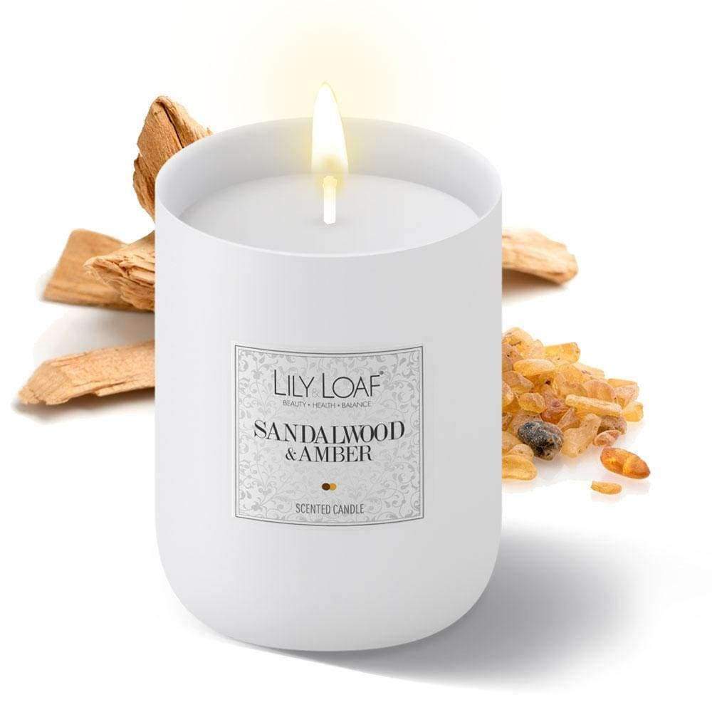 Sandalwood and Amber Soy Wax Candle