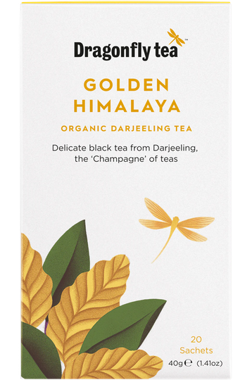Dragonfly Golden Himalaya Organic Darjeeling Tea, 20 Bags