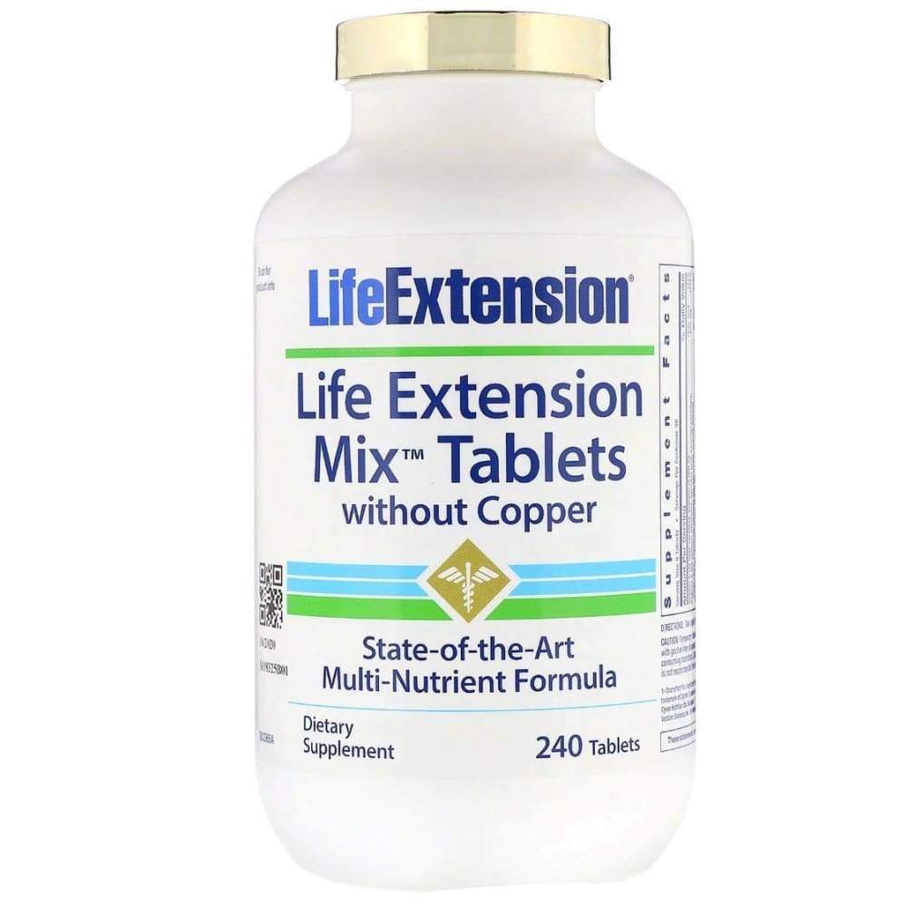 Life Extension Mix Tablets without Copper - 240 tablets