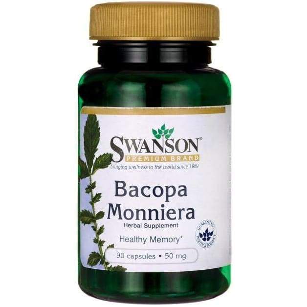 Bacopa Monniera 10:1 Extract, 50mg - 90 caps