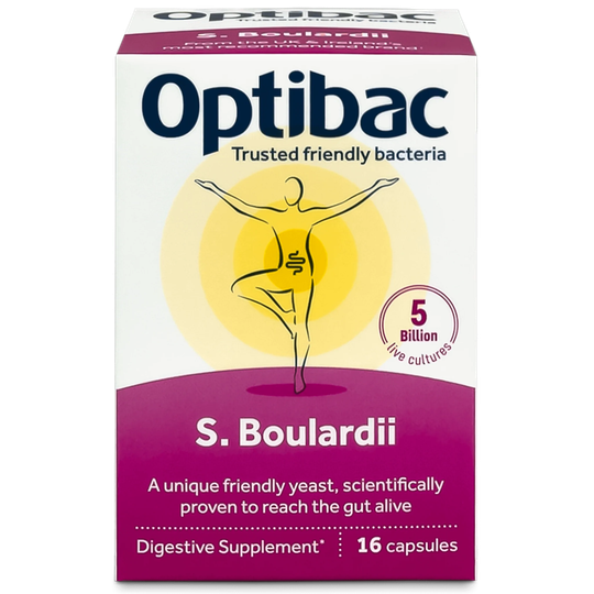 Optibac Probiotics Saccharomyces Boulardii, 16 Capsules