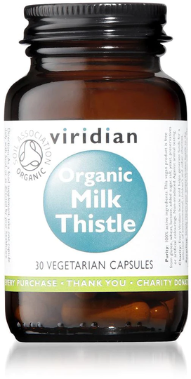 Viridian Milk Thistle Organic, 30 Capsules