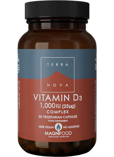 Terranova Vitamin D3 1000iu Complex 50 caps