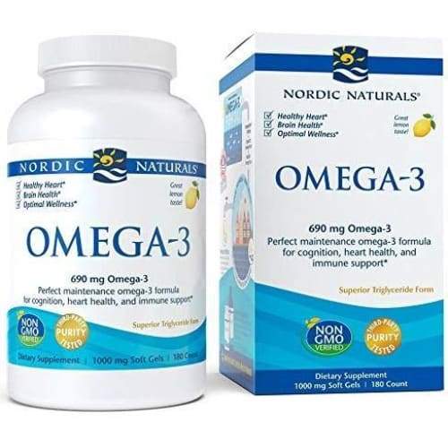 Omega-3, 690mg Lemon - 180 softgels