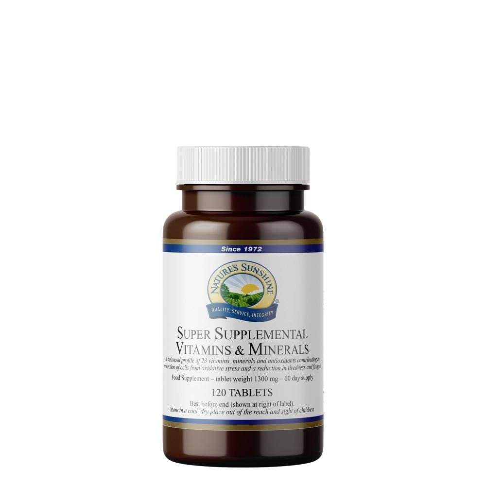 Super Supplemental Vitamins and Minerals (120 Tablets)