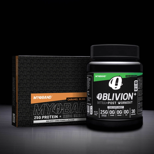 Oblivion Plus & MYOBARs ( Bars and Juice), English Apple / Caramel Bliss