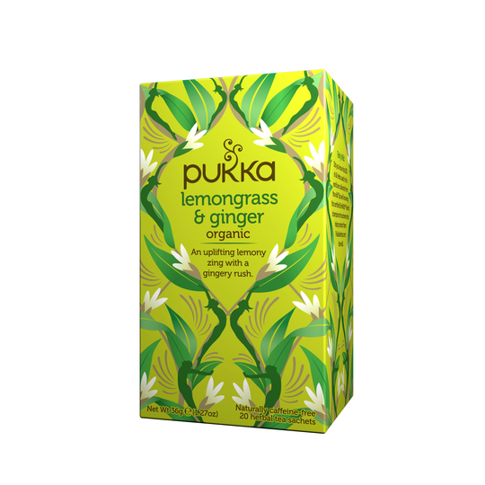 Pukka Organic Lemongrass & Ginger Tea, 20Bags