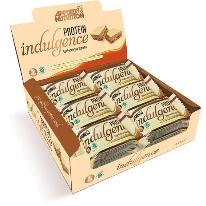 Protein Indulgence Bar, White Choc Salted Caramel - 12 x 50g