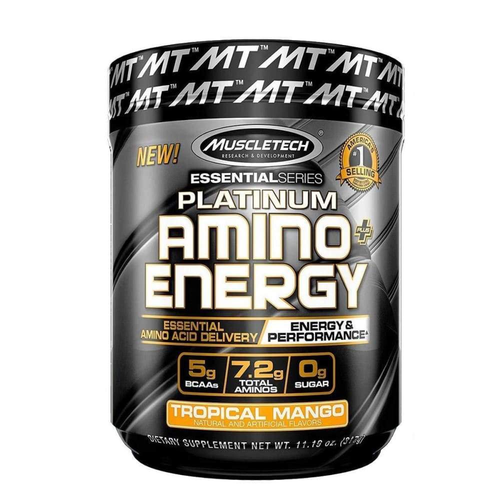 Platinum Amino + Energy, Tropical Mango - 317 grams