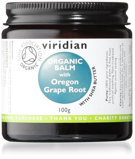Viridian Oregon Grape Organic Balm, 100gr