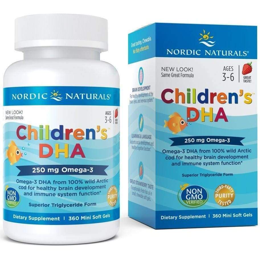 Children's DHA, 250mg Strawberry - 360 softgels
