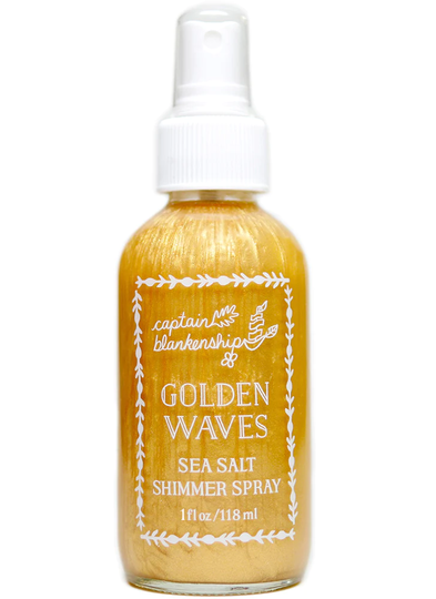 Captain Blankenship Golden Waves Sea Salt Shimmer Spray 118ml