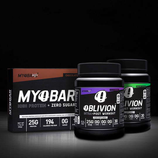 Two Oblivions Plus FREE box of MYOBARS, Blackcurrant / English Apple