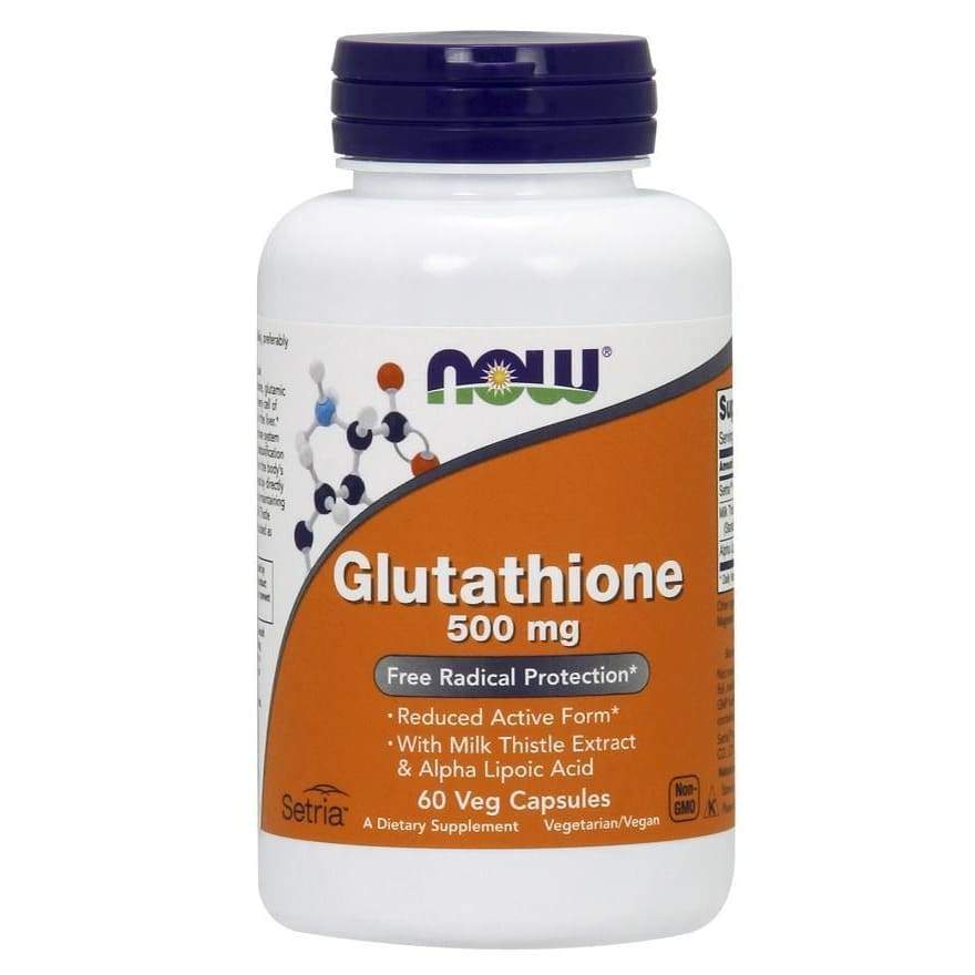 Glutathione with Milk Thistle Extract & Alpha Lipoic Acid, 500mg - 60 vcaps