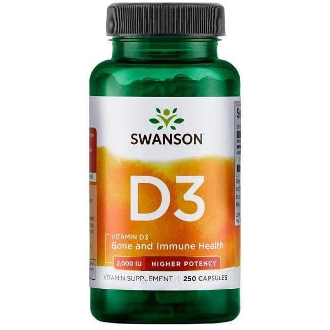 Vitamin D-3, 2000 IU - 250 caps