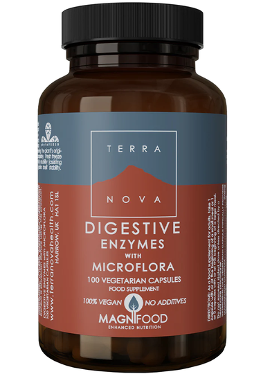 Terranova Digestive Enzyme with Microflora 100 caps