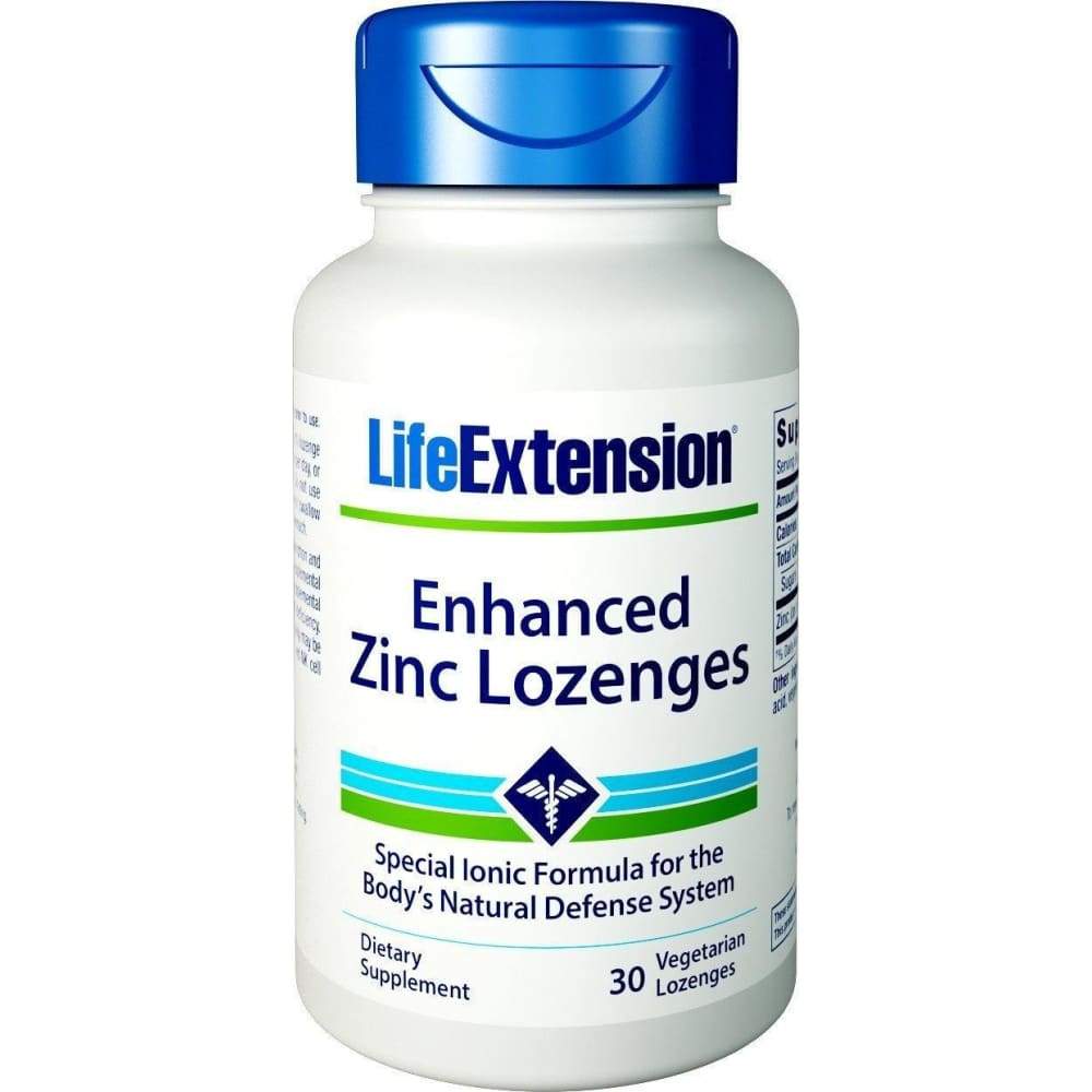 Enhanced Zinc Lozenges - 30 vegetarian lozenges