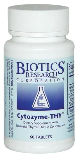 Biotics Research Cytozyme-THY, 60 Tablets
