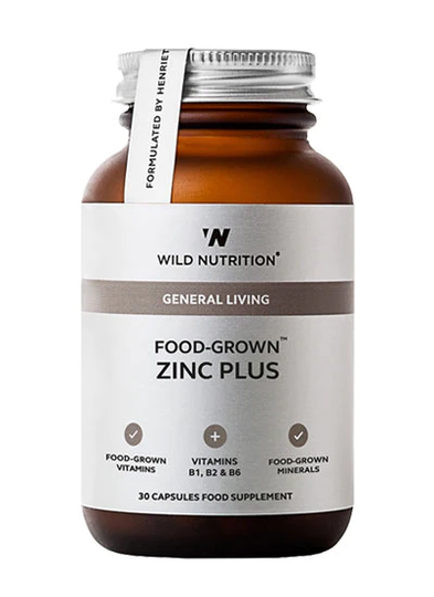 Wild Nutrition Food Grown Zinc Plus 30 caps