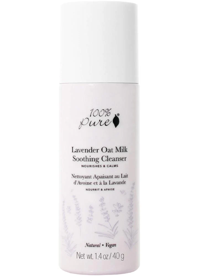 100% Pure Lavender Oat Milk Soothing Cleanser 40ml