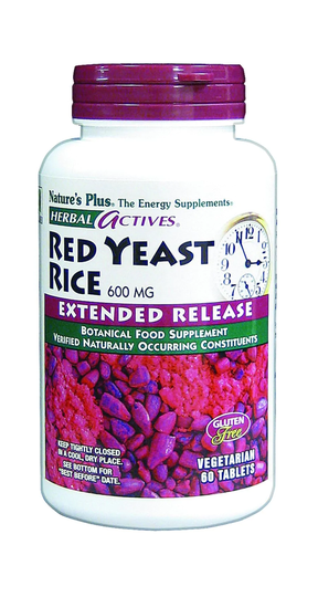 Nature's Plus Red Yeast Rice (Extended Release), 600mg, 60 Tablets