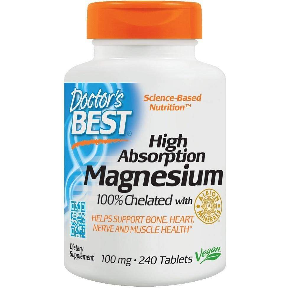 High Absorption Magnesium, 100mg - 240 tablets