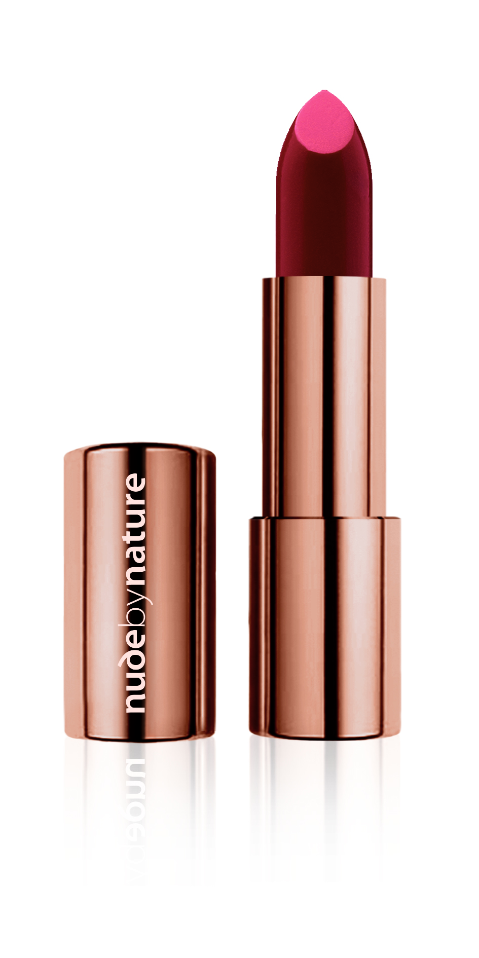 Nude by Nature - Moisture Shine Lipstick - 09 Rosewood