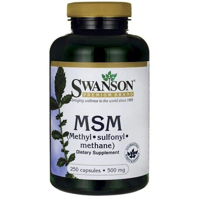 MSM Methylsulfonylmethane, 500mg - 250 caps