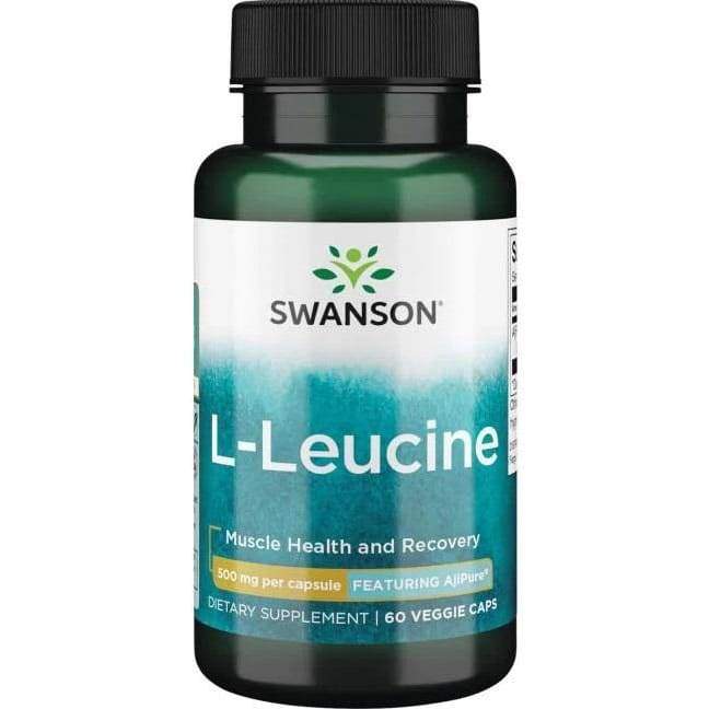 AjiPure L-Leucine, 500mg - 60 vcaps