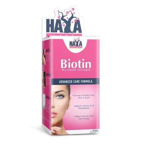 Biotin Maximum Strength, 10000mcg - 100 tablets