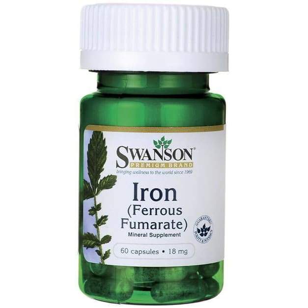 Iron (Ferrous Fumarate), 18mg - 60 caps