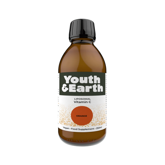 Youth & Earth Liposomal Vitamin C 1000mg, Orange 250ml