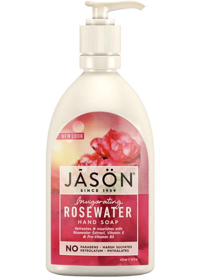 Jason Invigorating Rosewater Hand Soap
