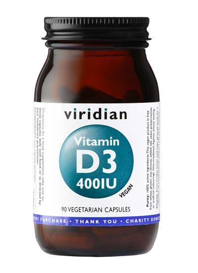 Viridian Vitamin D3 400iu