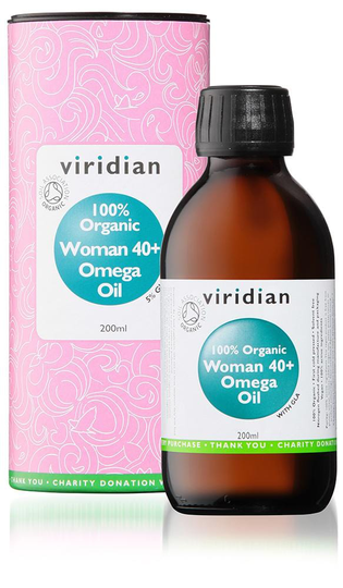 Viridian Woman Organic 40+ Omega Oil, 200ml