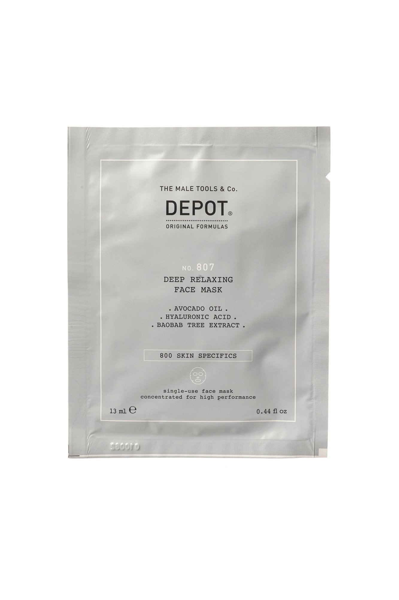 Depot - No.807 Deep Relaxing Face Mask 12 Pc
