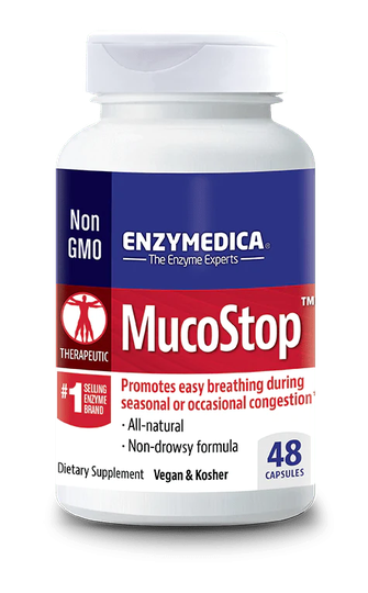 Enzymedica MucoStop, 48 Capsules