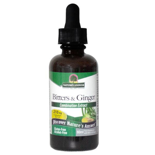 Natures Answer Ginger Bitters, 60ml
