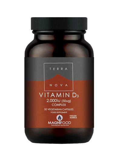 Terranova Vitamin D3 2000iu Vegan Complex 50caps