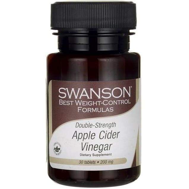 Apple Cider Vinegar, 200mg Double-Strength - 30 tablets