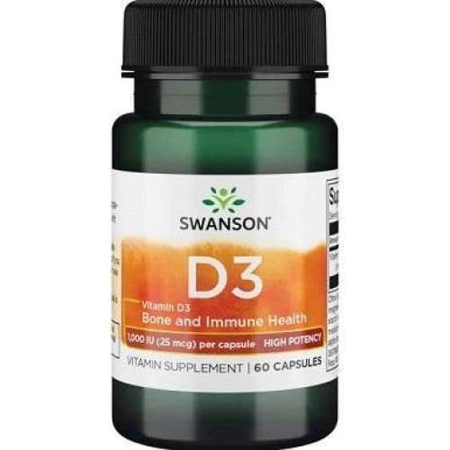 Vitamin D-3, 1000 IU - 60 caps