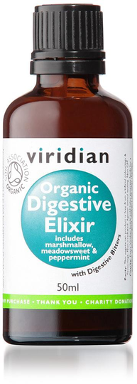 Viridian 100% Organic Digestive Elixir, 50ml