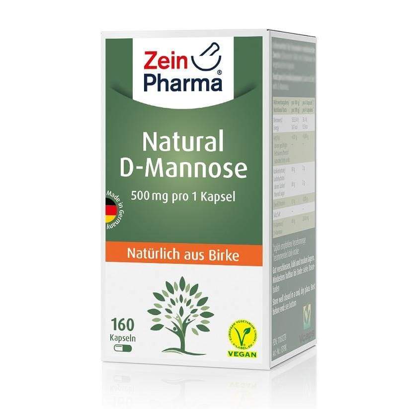 Natural D-Mannose, 500mg - 160 caps