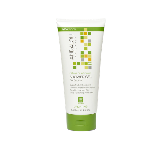 Andalou Citrus Sunflower Uplifting Shower Gel, 251ml