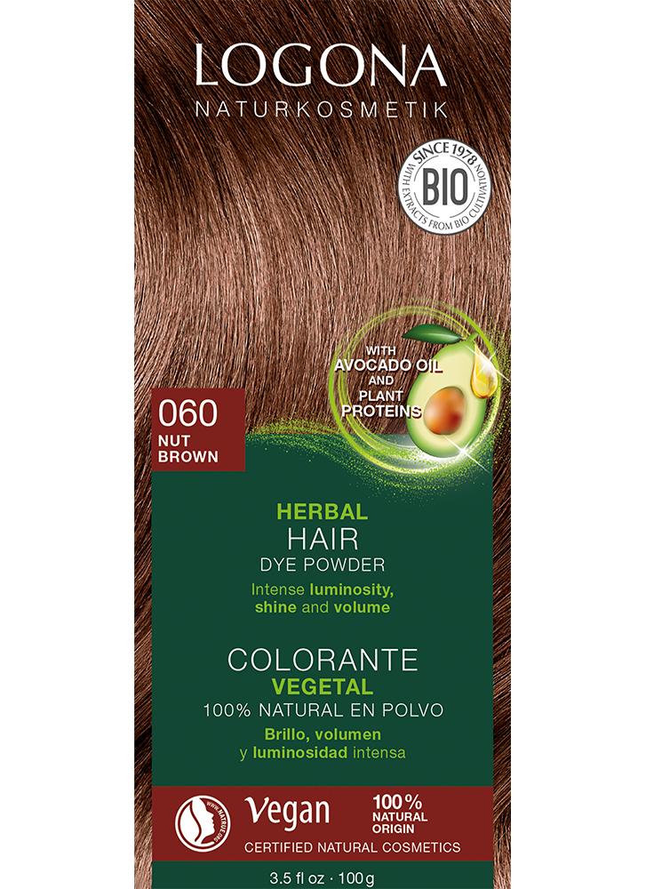 Logona Herbal Hair Dye Powder Nut Brown
